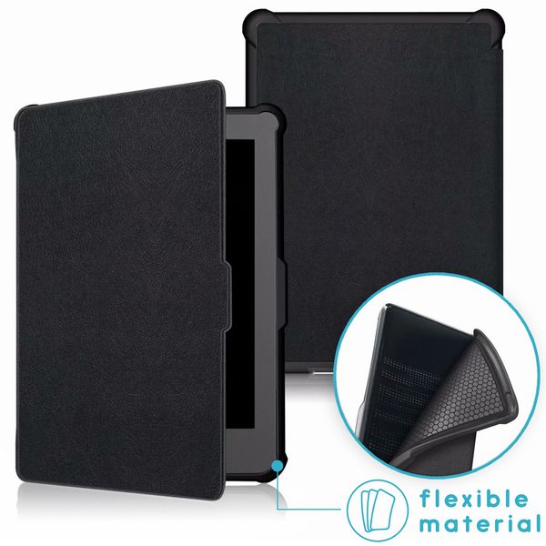 imoshion ﻿Étui de liseuse portefeuille Slim Soft Kobo Clara HD - Noir
