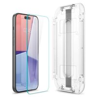 Spigen EZ Fit Glas.tR avec plateau d'installation - 1 pack Apple iPhone 15