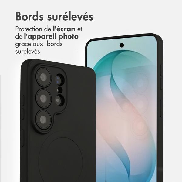 imoshion Coque Couleur avec MagSafe Samsung Galaxy S26 Ultra - Noir