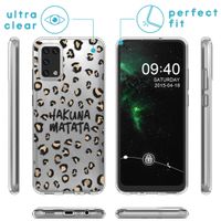 imoshion Coque Design Samsung Galaxy A02s - Léopard - Brun / Noir