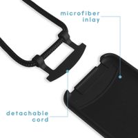 imoshion Coque de couleur avec cordon amovible Apple iPhone 12 (Pro) - Noir