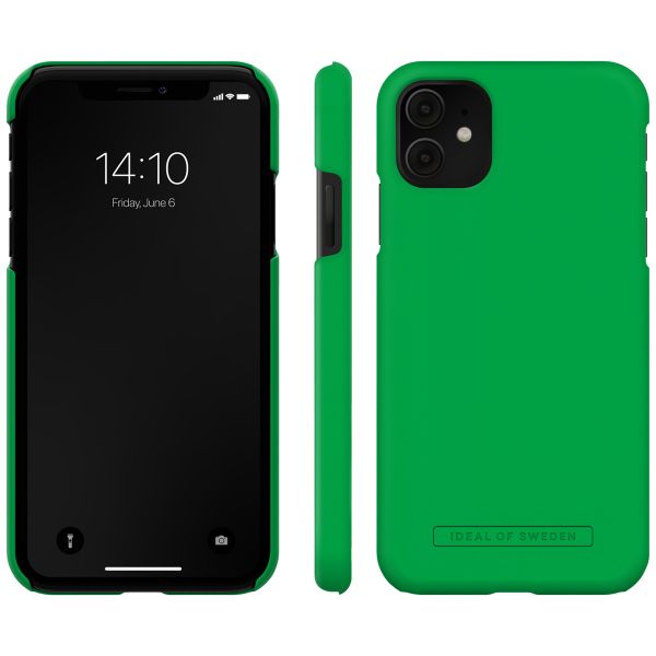 iDeal of Sweden Seamless Case Backcover iPhone 11 - Emerald Buzz