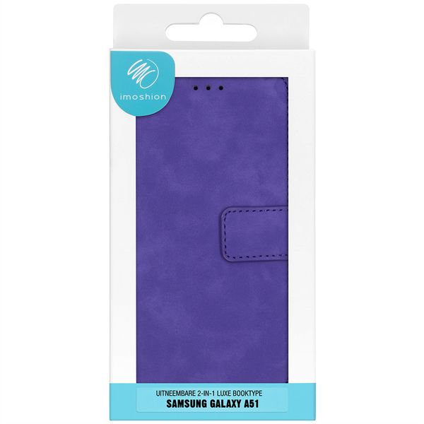 imoshion Etui de téléphone 2-en-1 amovible Samsung Galaxy A51 -Violet