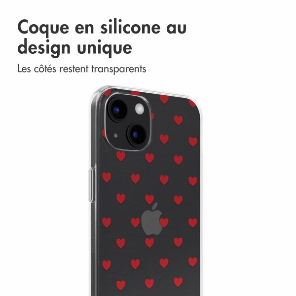 imoshion Coque Design iPhone 13 - Red Hearts