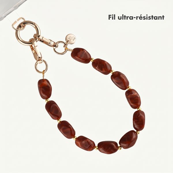 Selencia Dragonne Satin Crush - Brown