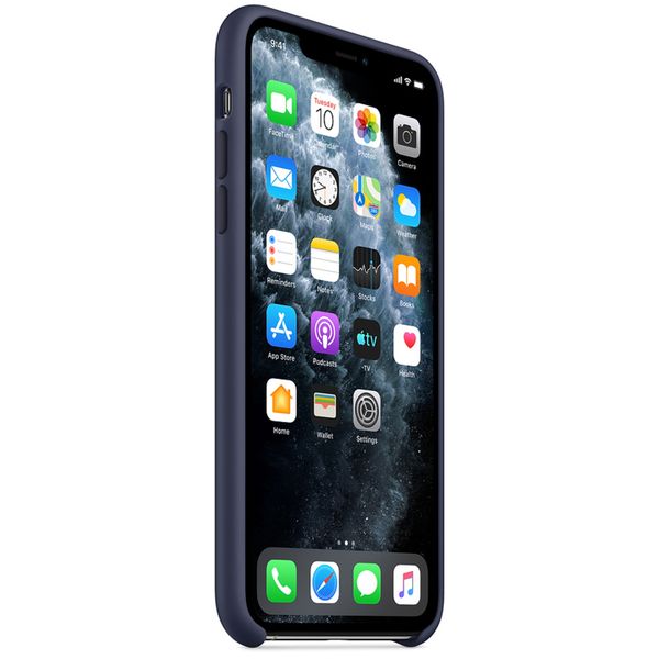 Apple Coque en silicone Apple iPhone 11 Pro Max - Midnight Blue