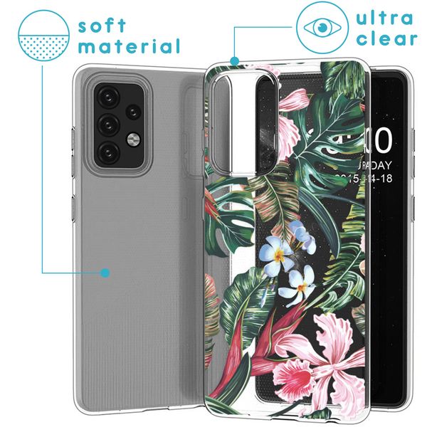 imoshion Coque Design Samsung Galaxy A52(s) (5G/4G) - Tropical Jungle