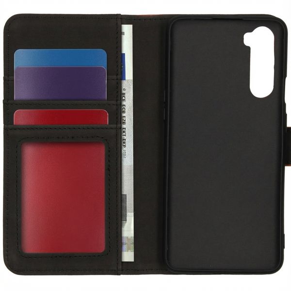 imoshion Étui de télephone portefeuille de luxe OnePlus Nord - Noir