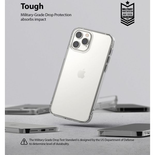 Ringke Coque Fusion iPhone 12 (Pro) - Matte Transparent