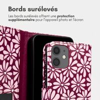 imoshion Étui de télephone portefeuille Design Apple iPhone 11 - Bloom Love Blush