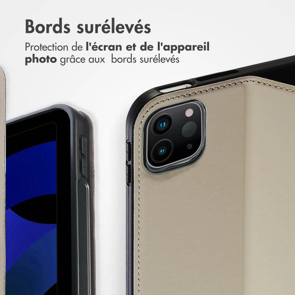 Accezz Coque tablette Classic Apple iPad Pro 11 (2018/2020/2021/2022) / Air 5 (2022) / Air 4 (2020) - Greige