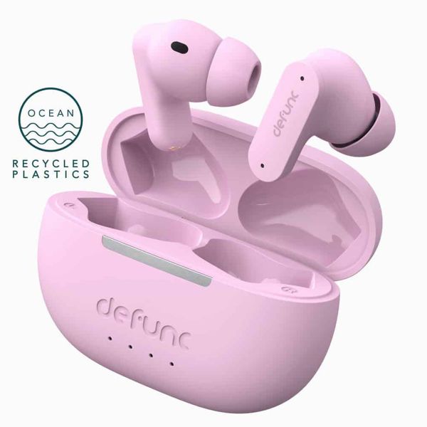 Defunc True ANC Earbuds - ﻿Écouteurs sans fil - Écouteurs sans fil Bluetooth - Avec suppression du bruit ANC - Pink