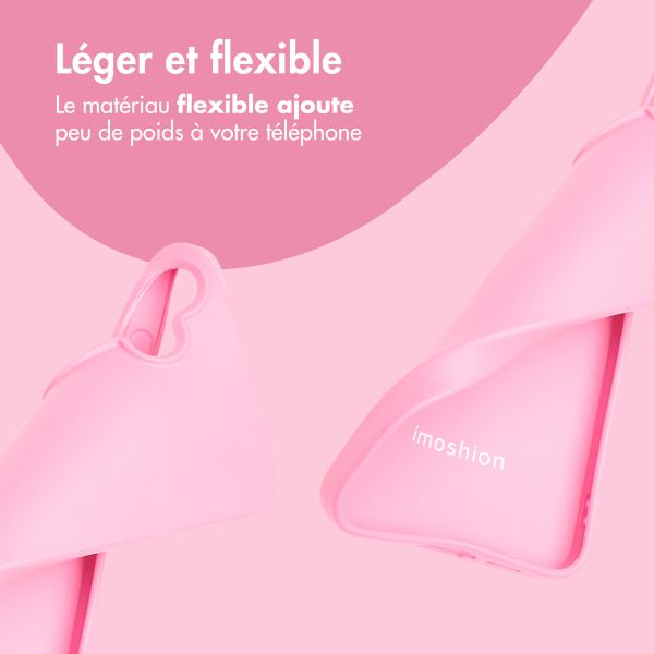 imoshion Coque Couleur Samsung Galaxy S24 FE - Bubblegum Pink