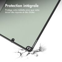imoshion Coque tablette Trifold Apple iPad 6 (2018) 9.7 pouces / iPad 5 (2017) 9.7 pouces / Air 2 (2014)/Air 1 (2013) - Vert clair