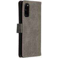 imoshion Étui de téléphone portefeuille Luxe Galaxy S20 - Gris