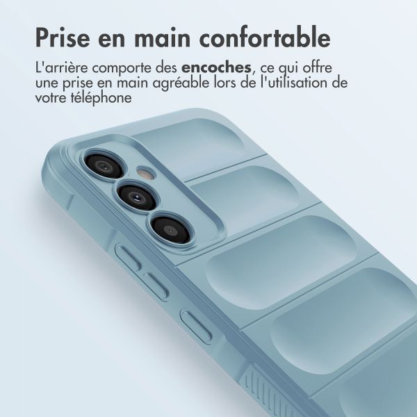 imoshion Coque arrière EasyGrip Samsung Galaxy A34 (5G) - Bleu clair