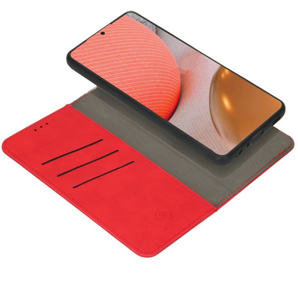 imoshion Etui de télephone luxe 2-en-1 amovible Samsung Galaxy A72 - Rouge