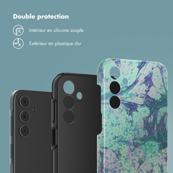 Selencia Coque arrière Vivid Tough Samsung Galaxy A15 (5G/4G) - Fresh Paint Green