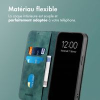 imoshion Étui de téléphone portefeuille Slim Motorola Moto G77 - Vert