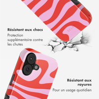 Selencia Coque arrière Vivid avec MagSafe Apple iPhone 17 - Dream Swirl Pink