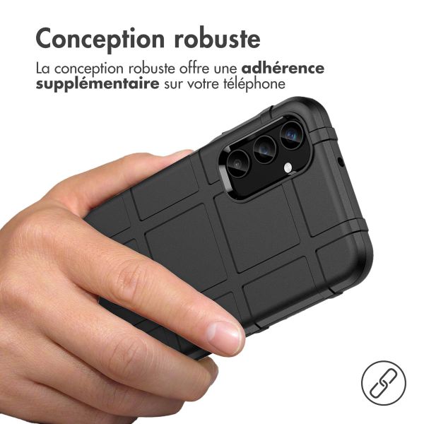 imoshion Coque Arrière Rugged Shield Samsung Galaxy A25 (5G) - Noir