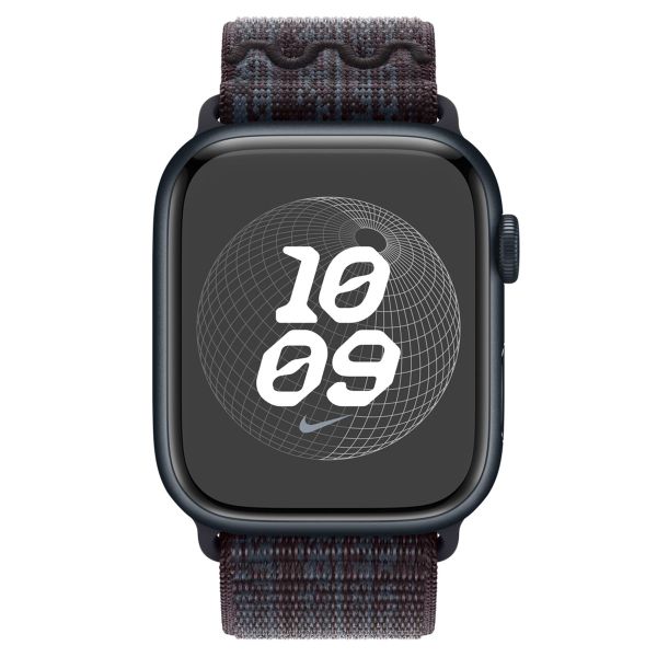 Apple Nike Sport Loop bracelet Apple Watch Series 1 á 10 / SE / Ultra (2) (44/45/46/49 mm) - Black/Blue