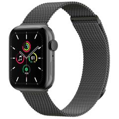 imoshion Bracelet magnétique milanais Apple Watch Series 1 - 9 / SE (38/40/41 mm) | Series 10 / 11 (42 mm) - Taille M - Space Grey