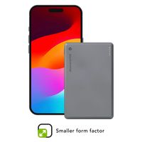 dbramante1928 Powerbank Re-charge 5.000 mAh - Batterie externe sans fil - Gris