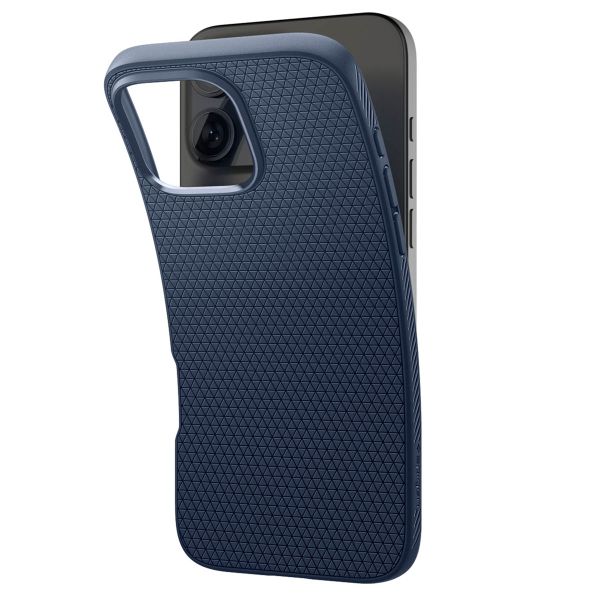 Spigen Coque Liquid Air™ iPhone 16 Pro - Navy Blue