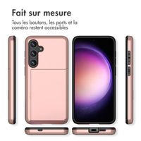 imoshion Coque arrière avec porte-cartes Samsung Galaxy S24 Plus - Rose Dorée