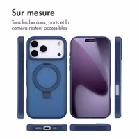 Accezz Coque Ring Stand avec MagSafe Apple iPhone 17 Pro - Bleu