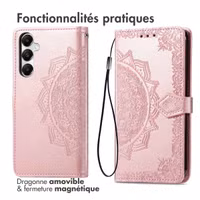 imoshion Etui de télephone Mandala Samsung Galaxy A17 (5G) - Rose Doré