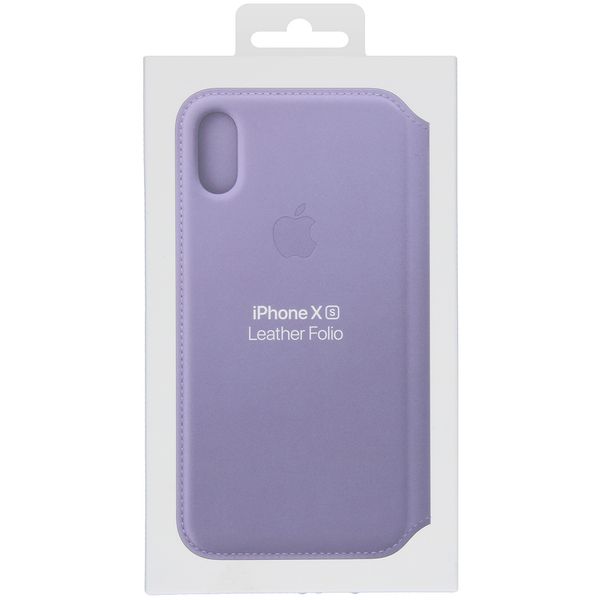 Apple Étui de téléphone Leather Folio Apple iPhone X / Xs