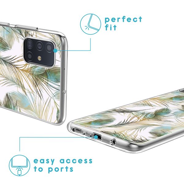 imoshion Coque Design Samsung Galaxy A51 - Paon / Vert