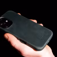 Accezz Coque MagSafe en cuir vintage Samsung Galaxy S24 / S25 - Smokey Green