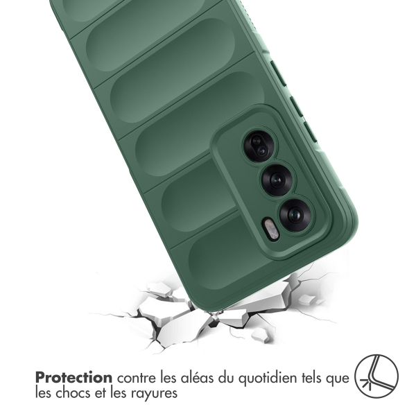 imoshion Coque arrière EasyGrip Oppo Reno 12 - Vert foncé