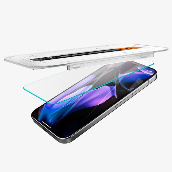 Spigen Protection d'écran en verre trempé GLAStR Fit + Applicator Google Pixel 9 / 9 Pro