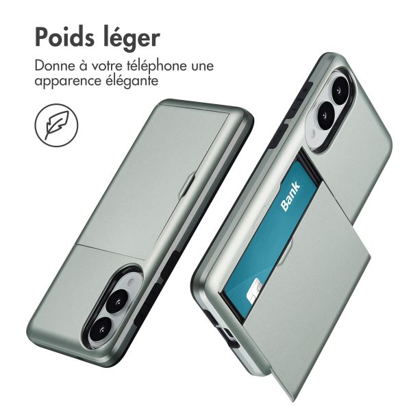 imoshion Coque arrière avec porte-cartes Samsung Galaxy S25 Edge - Vert