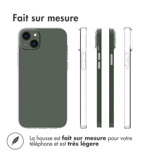 Accezz Coque Clear Apple iPhone 14 Plus - Transparent