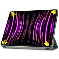 imoshion Coque tablette Trifold Apple iPad Pro 12.9 (2018/2020/2021/2022) - Vert foncé