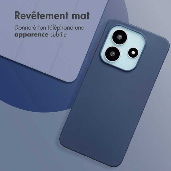 imoshion Coque Couleur Xiaomi Redmi Note 14 (5G) - Bleu foncé