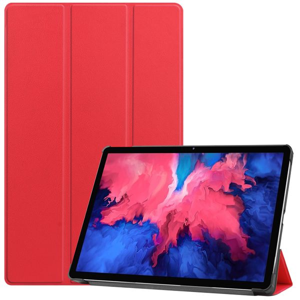 imoshion Coque tablette Trifold Lenovo Tab P11 / P11 Plus - Rouge