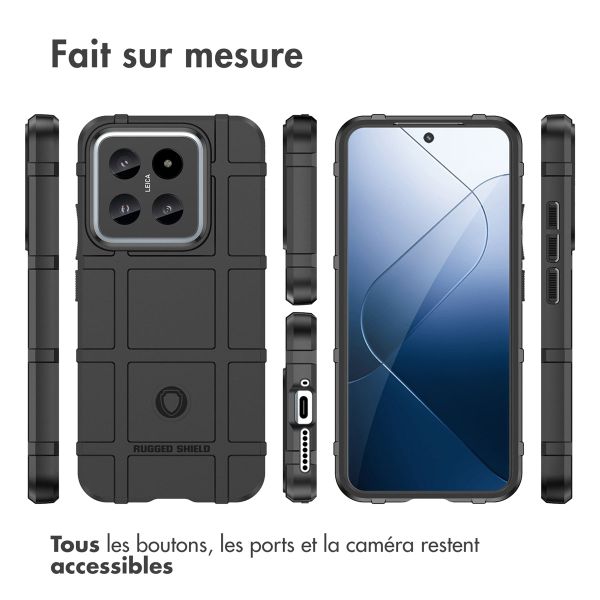 imoshion Coque Arrière Rugged Shield Xiaomi 14 - Noir