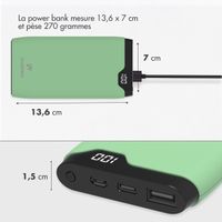 imoshion Batterie externe - 10.000 mAh - Quick Charge et Power Delivery - Vert