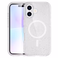 imoshion Coque Pailletée avec MagSafe Apple iPhone 17 - Transparent