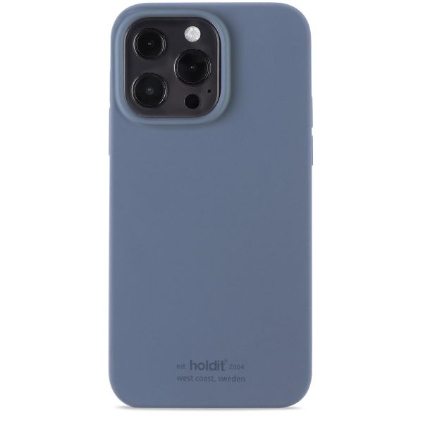 Holdit Coque Silicone iPhone 13 Pro - Pacific Blue