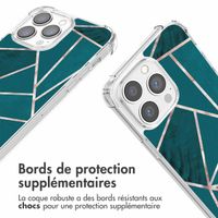 imoshion Coque Design avec cordon Apple iPhone 13 Pro - Petrol Green Graphic