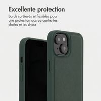 Accezz Coque arrière Edge avec MagSafe Apple iPhone 15 - Vert