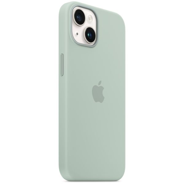 Apple Coque en silicone MagSafe Apple iPhone 14 - Succulent