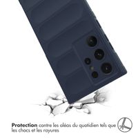 imoshion Coque arrière EasyGrip Samsung Galaxy S24 Ultra - Bleu foncé